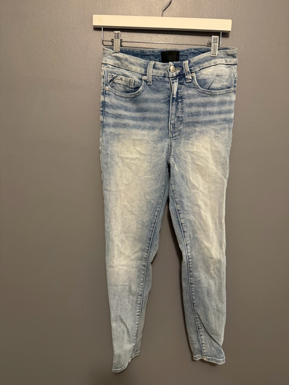 Buckle Light Blue Ankle Slim Jeans